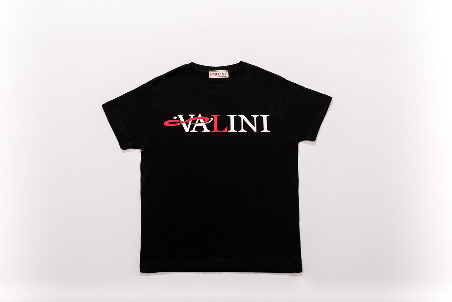 Valini Black Classic Logo T Shirt