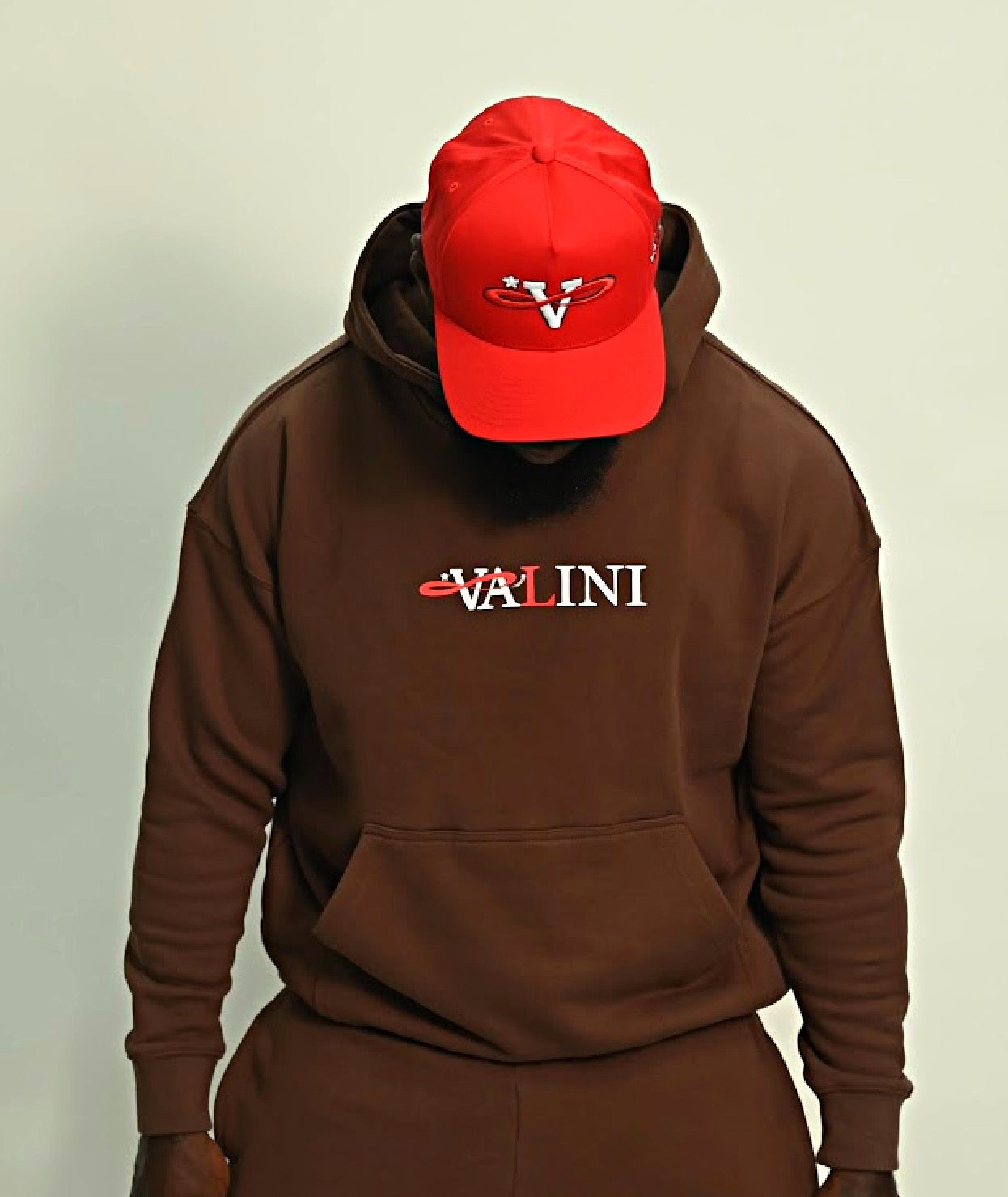 Valini Brown Classic Logo Hoodie