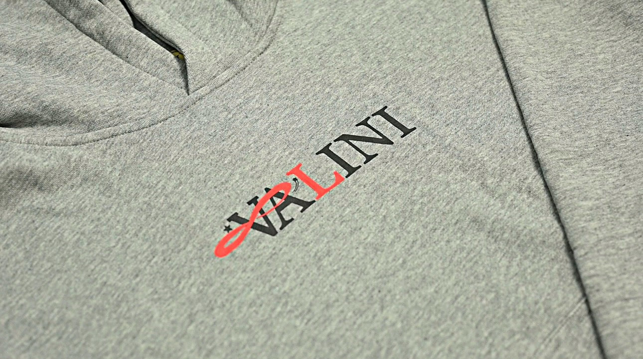 Valini Grey Classic Logo Hoodie