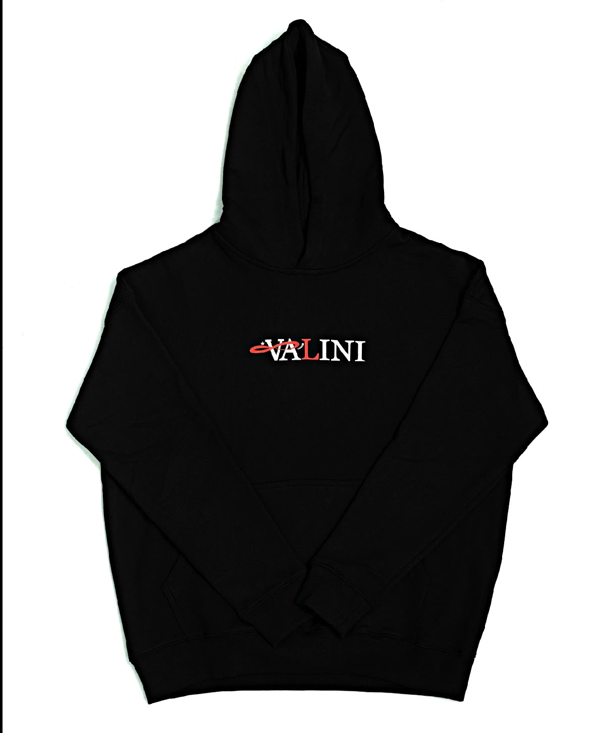 Valini Black Classic Logo Hoodie