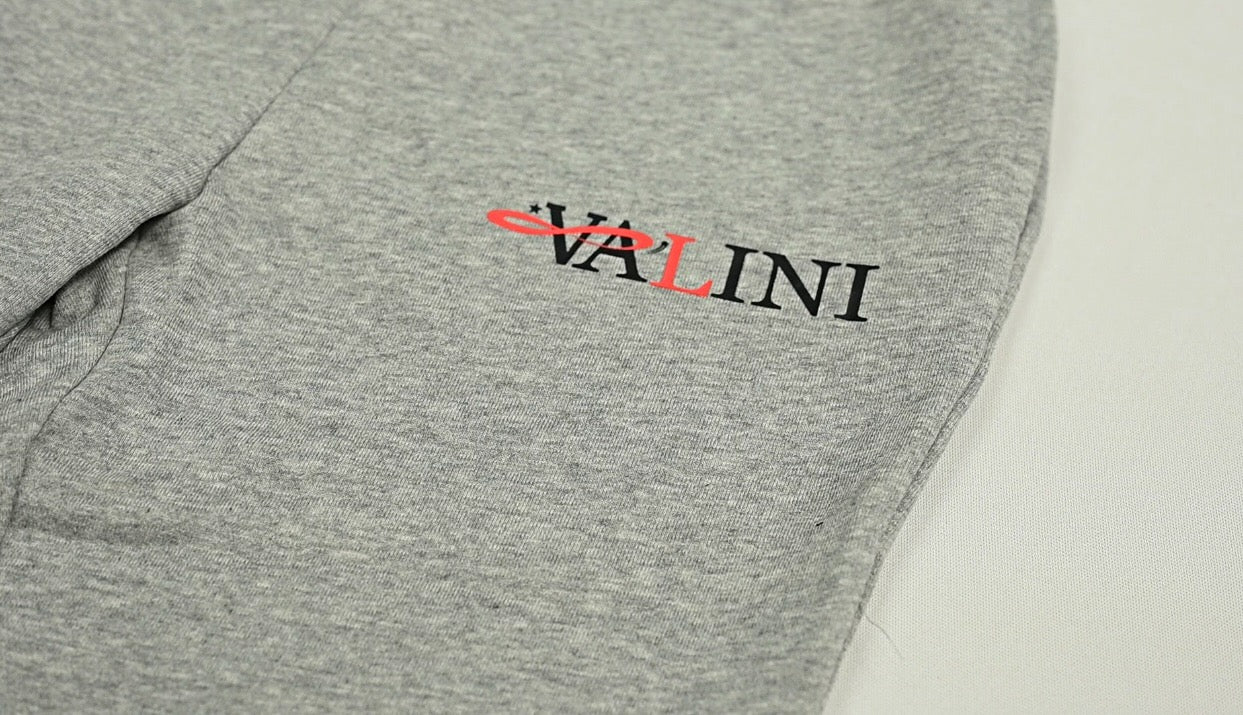 Valini Grey Classic Logo Sweatpants